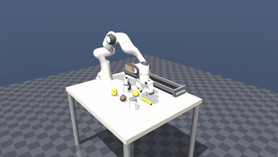 Pick and place on conveyor success.